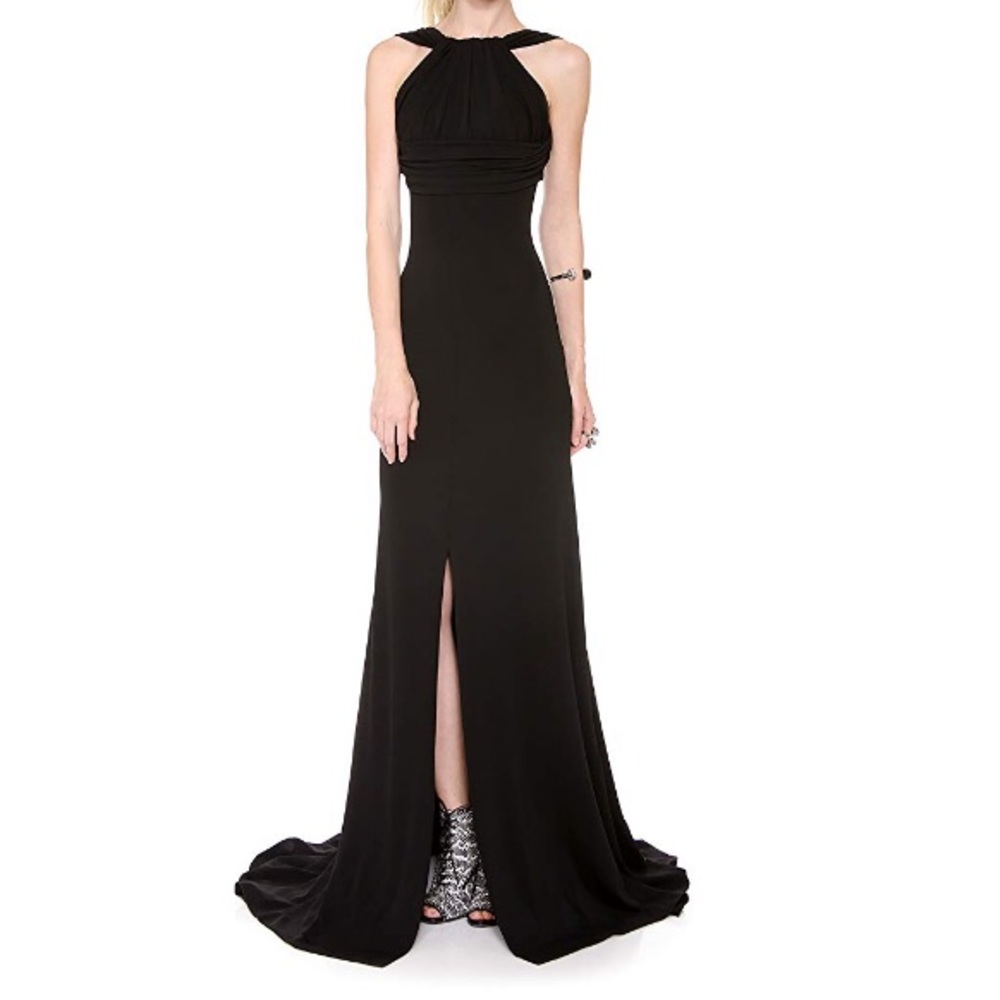 DSquared2 Gathered Bust Draped Gown
